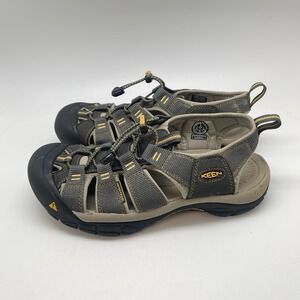 Keen‎ Newport H2 Sandals Mens 9 Gray Waterproof Outdoor Hiking Shoes 1008399